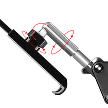 Load image into Gallery viewer, Aluminum Arm Phone &amp; Tablet Stand Holder 360° Swivel with Heavy Base for Tablet up to 10.5&quot;
