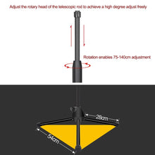 Load image into Gallery viewer, Phone &amp; Tablet Flexi Gooseneck Floor Stand &amp; Swing Boom Microphone Holder Height Adjustable from 75cm to 140cm
