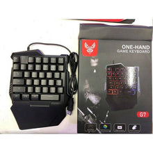 Load image into Gallery viewer, RGB PUBG One Hand Gaming Keyboard Wired With LED Backlight 35 Keys One-Handed Keyboard
