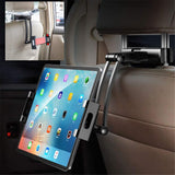 Car Headrest Mount Holder for Phone & Tablet Size up to 13 Inch With Stretchable Long Arm