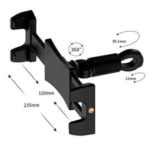 Load image into Gallery viewer, Bikes, Bicycles &amp; Excercise Treademills Phone &amp; Tablet Holder 360° Rotatable Cradle Spin Stick Support upto Size 13 Inch
