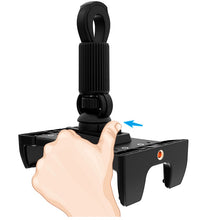 Load image into Gallery viewer, Bikes, Bicycles &amp; Excercise Treademills Phone &amp; Tablet Holder 360° Rotatable Cradle Spin Stick Support upto Size 13 Inch
