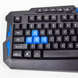 Wireless 2.4Ghz Gaming Keyboard & Mouse Desktop Set for Computer/MAC/Smart TV