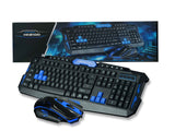 Wireless 2.4Ghz Gaming Keyboard & Mouse Desktop Set for Computer/MAC/Smart TV