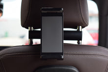 Load image into Gallery viewer, Car Headrest Holder Phone &amp; Tablet Mount 360° Detachable Head Rest for Phone &amp; Tablet up to Size 13&quot;
