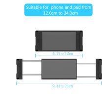 Load image into Gallery viewer, Car Headrest Holder Phone &amp; Tablet Mount 360° Detachable Head Rest for Phone &amp; Tablet up to Size 13&quot;
