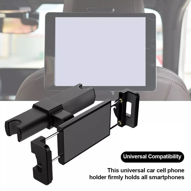 Car Headrest Holder Phone & Tablet Mount 360° Detachable Head Rest for Phone & Tablet up to Size 13"