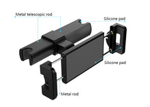 Load image into Gallery viewer, Car Headrest Holder Phone &amp; Tablet Mount 360° Detachable Head Rest for Phone &amp; Tablet up to Size 13&quot;
