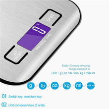 Load image into Gallery viewer, Digital Electronic Scale for Kitchen Household Food Cooking Multipurpose Weighing Scales - 1G/10KG
