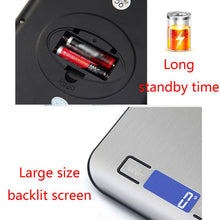 Load image into Gallery viewer, Digital Electronic Scale for Kitchen Household Food Cooking Multipurpose Weighing Scales - 1G/10KG
