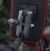 Bikes & Bicycles Phone Holder 360° Strong Metal Phone Mount Rail Anti Theft Holder with Water Proof Case