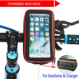 Bikes & Bicycles Phone Holder 360° Strong Metal Phone Mount Rail Anti Theft Holder with Water Proof Case