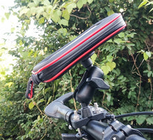 Load image into Gallery viewer, Bikes &amp; Bicycles Phone Holder 360° Strong Metal Phone Mount Flexible Angle Rail Anti Theft Holder with Water Proof Case
