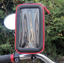Load image into Gallery viewer, Bikes &amp; Bicycles Phone Holder 360° Strong Metal Phone Mount Flexible Angle Rail Anti Theft Holder with Water Proof Case
