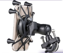 Load image into Gallery viewer, Motorcycle Road Bicycle 360° Rotatable Universal Phone Mount with Spider Grips up to 9.8cm Wide
