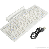 Wireless Bluetooth Keyboard with Stand for iPhone/Tablet/Laptop, Support iOS/Android/Window