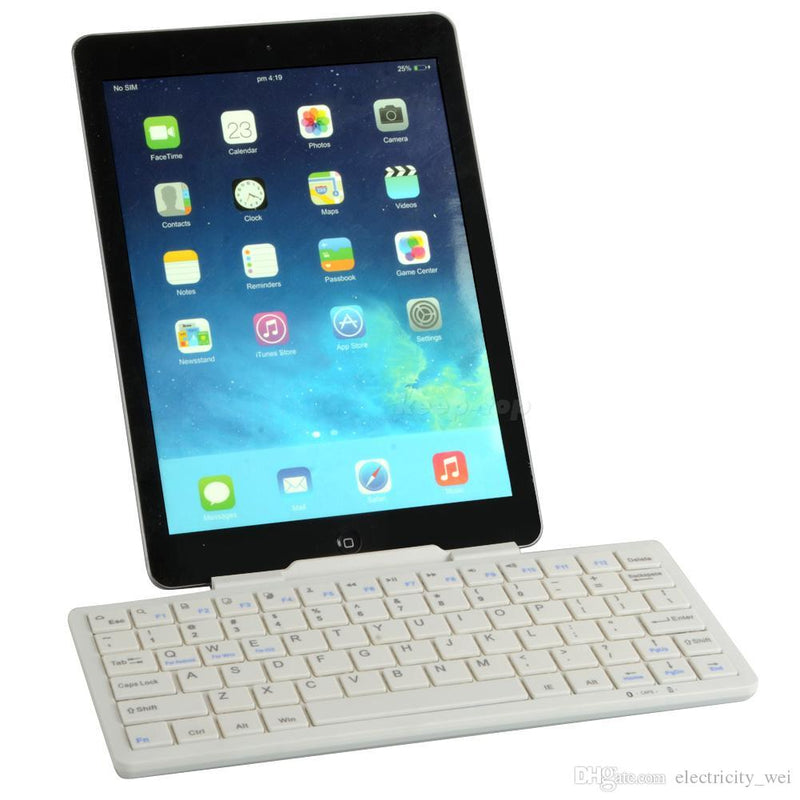 Wireless Bluetooth Keyboard with Stand for iPhone/Tablet/Laptop, Support iOS/Android/Window