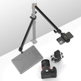 Flexible Arm Auxiliary Holding Arm, Detachable 2-Section Magic Arm for Camera Desk Mount, Lights