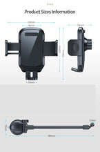 Load image into Gallery viewer, Extra Long 38cm Flexible Gooseneck 360° Dashboard Windshield Mount Car Phone Holder Extended Arm to 11cm Width
