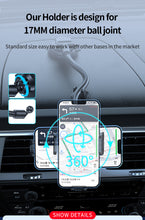 Load image into Gallery viewer, Extra Long 38cm Flexible Gooseneck 360° Dashboard Windshield Mount Car Phone Holder Extended Arm to 11cm Width

