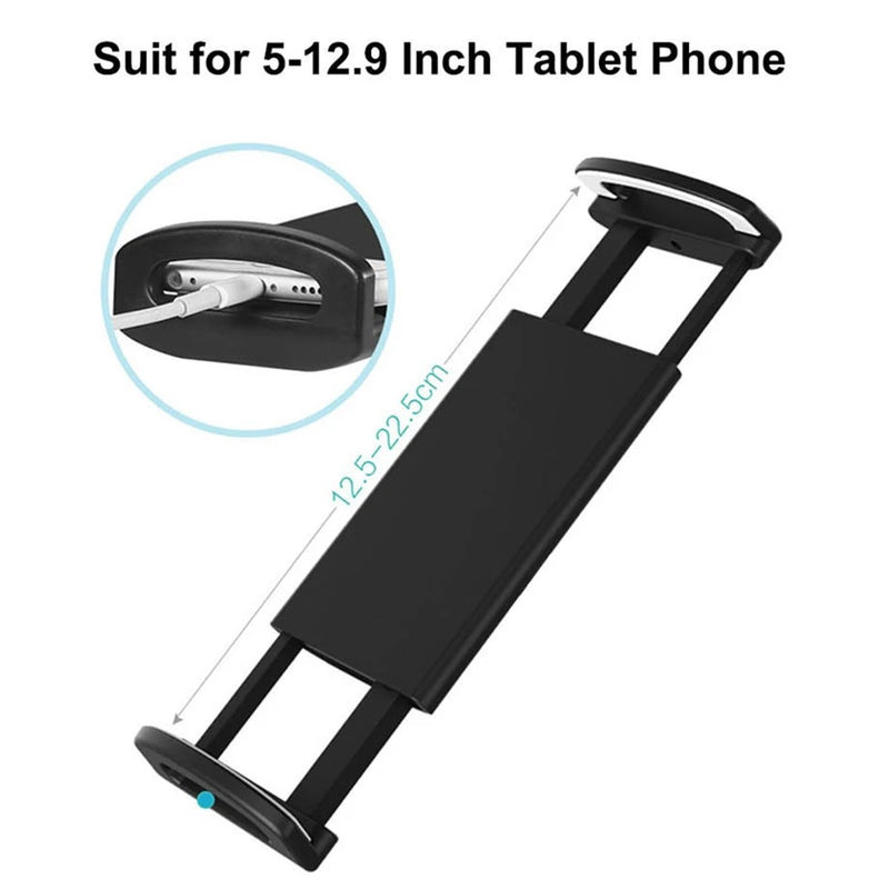 Angle Height Adjustable for Standing Sitting Lying Down Use - Support Phone/Tablet up to Size 12.9"