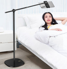 Load image into Gallery viewer, Angle Height Adjustable for Standing Sitting Lying Down Use - Support Phone/Tablet up to Size 12.9&quot;
