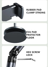 Load image into Gallery viewer, Universal 360° Cantilever Flexi Arm Floor Stand Steady Base (26cm, Weight 2.6Kg) for Phone up to 6.5&quot; Inches
