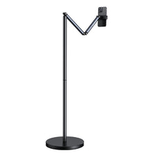 Load image into Gallery viewer, Universal 360° Cantilever Flexi Arm Floor Stand Steady Base (26cm, Weight 2.6Kg) for Phone up to 6.5&quot; Inches
