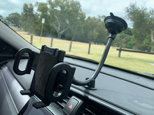 Load image into Gallery viewer, Car Windshield Extra Long Goose Neck Suction Base (30.5cm) 360° Rotation Phone Holder Support up to Size 7 Inch
