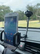 Load image into Gallery viewer, Car Windshield Extra Long Goose Neck Suction Base (30.5cm) 360° Rotation Phone Holder Support up to Size 7 Inch

