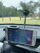 Load image into Gallery viewer, Car Windshield Extra Long Goose Neck Suction Base (30.5cm) 360° Rotation Phone Holder Support up to Size 7 Inch
