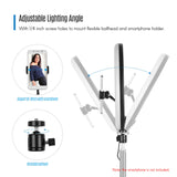 33cm/12.9 Inch LED Ring Light, Dimmable, 3 Color Modes USB Powered with Tripod Stand Extentable to 2.1 Meter