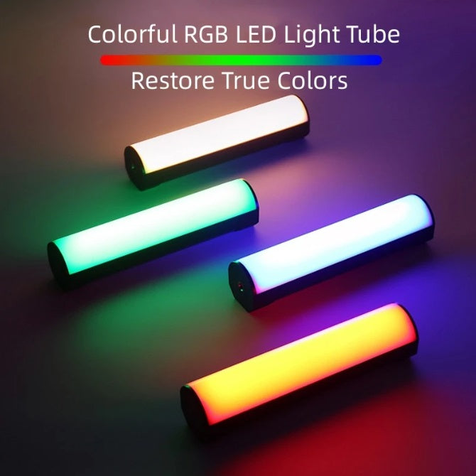 RGB Handheld LED Video Light Wand Stick Photography 4000mAh Battery With APP Remote Control 1000 Lumens Adjustable 3200K-9000K