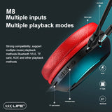 WK LIFE M8 Bluetooth Wireless Headset Heavy Bass Gaming Headset SD Card/AUX Support