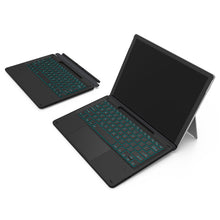 Load image into Gallery viewer, Surface Pro 8/Surface Pro X Backlit Bluetooth Keyboard (7-Color) with Touchpad with Rechargeable Battery

