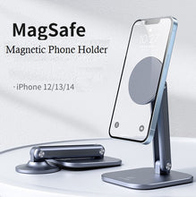 Load image into Gallery viewer, Premium Aluminium Foldable Adjustable Magsafe Magnetic Phone Stand for iPhone 12/13/14
