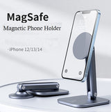 Premium Aluminium Foldable Adjustable Magsafe Magnetic Phone Stand for iPhone 12/13/14