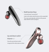 AWEI N1 Single Bluetooth Headset Portable Multipoint HD Business Headphone with Microphone