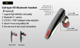 AWEI N1 Single Bluetooth Headset Portable Multipoint HD Business Headphone with Microphone