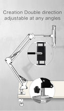 Load image into Gallery viewer, Universal Lazy Tablet Phone Mount Folding Long Arm for Bed Tablet
