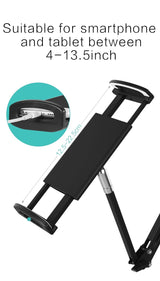 Universal Lazy Tablet Phone Mount Folding Long Arm for Bed Tablet