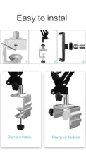 Load image into Gallery viewer, Universal Lazy Tablet Phone Mount Folding Long Arm for Bed Tablet
