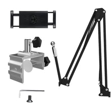 Load image into Gallery viewer, Universal Lazy Tablet Phone Mount Folding Long Arm for Bed Tablet
