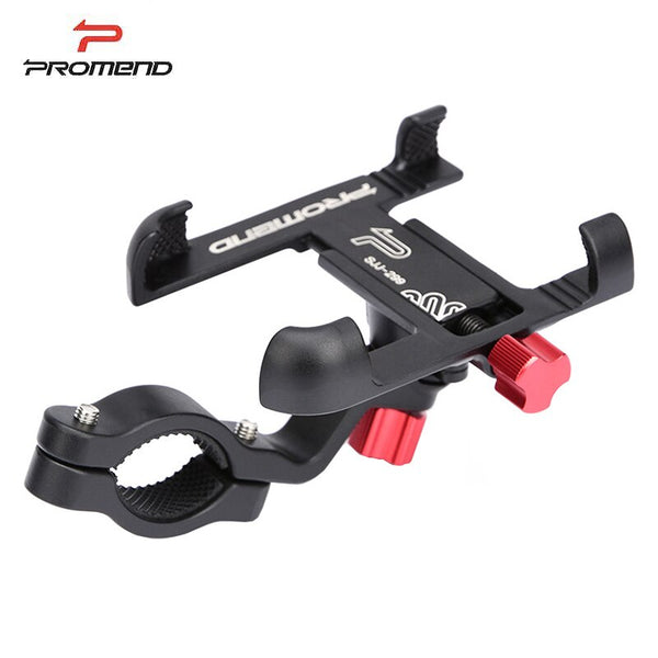 Premium Aluminum Alloy Bike Bicycle Phone Holder Adjustable Phone Mount 360°/Four Fixtures Corners