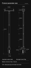 Load image into Gallery viewer, 360° Rotation Long Arm Alloy Phone/Tablet Holder up to 13&quot;, 3~Shaft Design Multi Angle Adjustable
