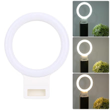 Load image into Gallery viewer, 4.5&quot; Universal 3-Mode Rechargeable Selfie Led Fill Light Camera Photography For Phone
