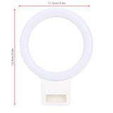 4.5" Universal 3-Mode Rechargeable Selfie Led Fill Light Camera Photography For Phone