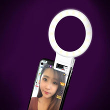 Load image into Gallery viewer, 4.5&quot; Universal 3-Mode Rechargeable Selfie Led Fill Light Camera Photography For Phone
