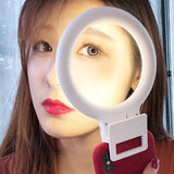 4.5" Universal 3-Mode Rechargeable Selfie Led Fill Light Camera Photography For Phone