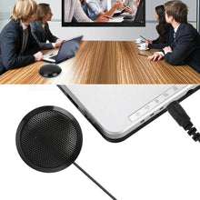 Load image into Gallery viewer, 360° Omni-Directional Microphone USB PC Conference Meeting Noise Echo Canceling
